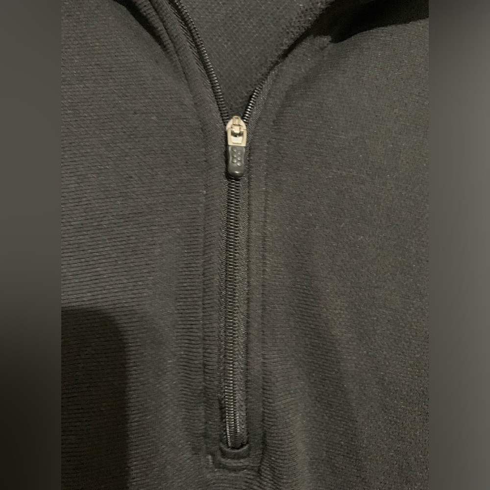 Patagonia Black Capilene Base Layer Zip Neck Pullover - Picture 3 of 5
